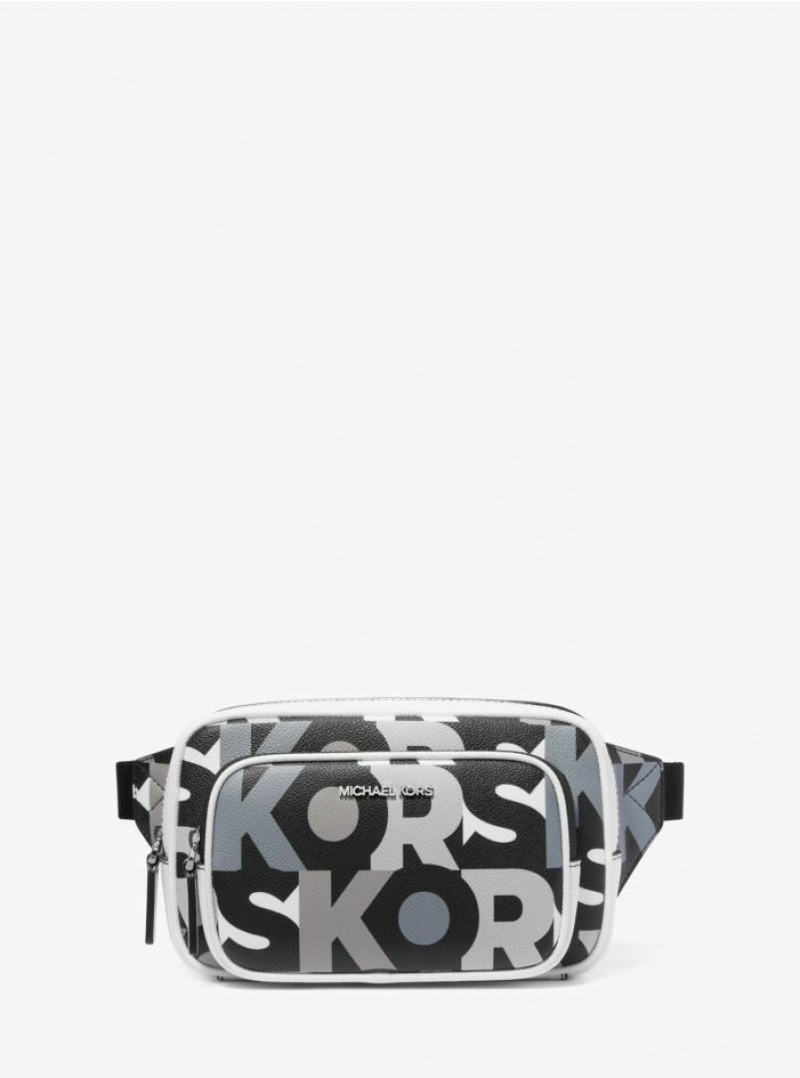 Multicolor Michael Kors Cooper Graphic Logo Sling Pack Women\'s\'s Belt Bags | HGMZ64035